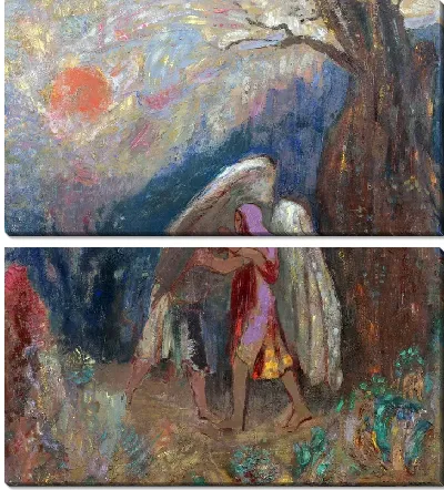 Картина Иаков и Ангел (Jacob and the Angel)