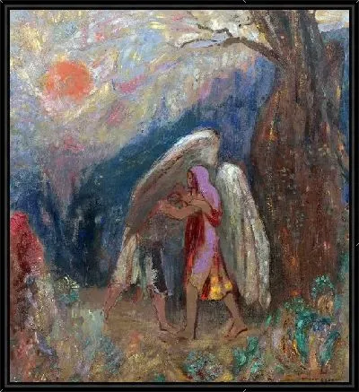 Картина Иаков и Ангел (Jacob and the Angel)