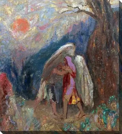 Картина Иаков и Ангел (Jacob and the Angel)