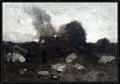 Картина Пейзаж на рассвете (Landscape at Daybreak)