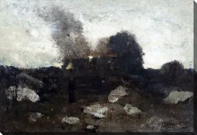 Картина Пейзаж на рассвете (Landscape at Daybreak)