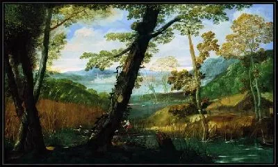 Картина Римский пейзаж (Landscape in Rome)