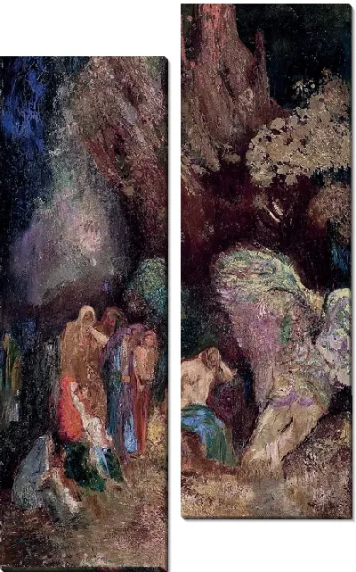 Картина В пещере заколдованного (In the enchanted cave)