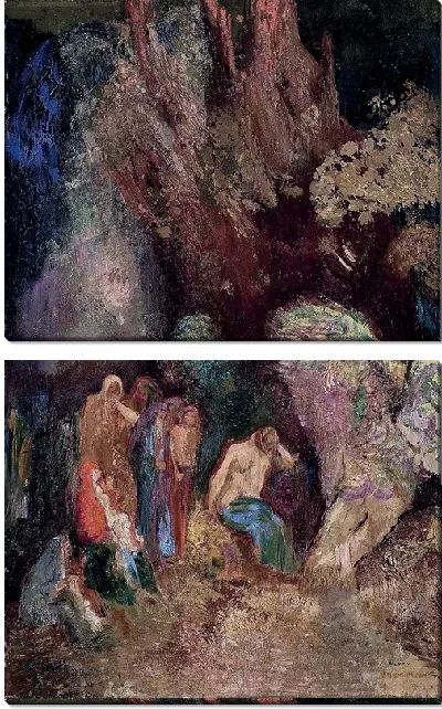 Картина В пещере заколдованного (In the enchanted cave)