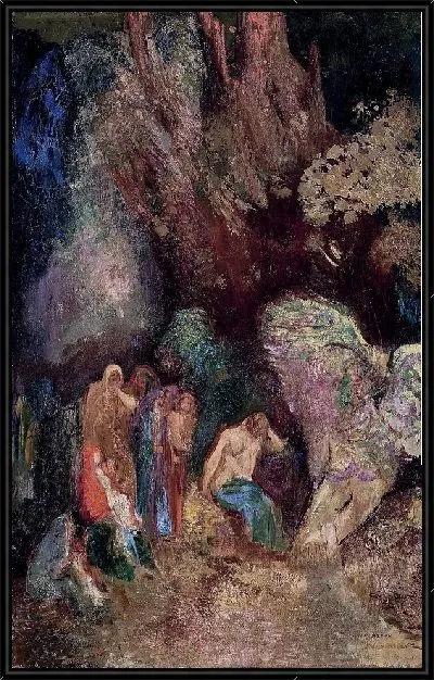 Картина В пещере заколдованного (In the enchanted cave)