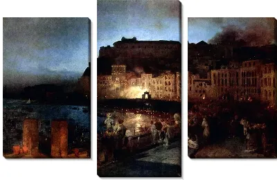 Фейерверк в Неаполе (Feuerwerk in Neapel)