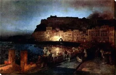 Картина Фейерверк в Неаполе (Feuerwerk in Neapel)