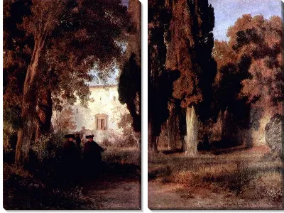 Картина Сад монастыря (Monastery garden)