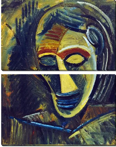 Модульная картина Женская голова (Woman's Head)