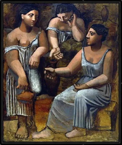Картина Три женщины у ручья (Three Women at the Spring)