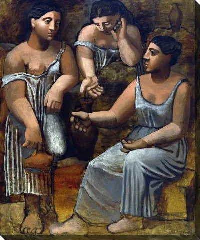 Картина маслом Три женщины у ручья (Three Women at the Spring)