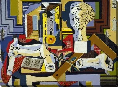 Картина маслом Студия с бюстом (Studio with Plaster Head)