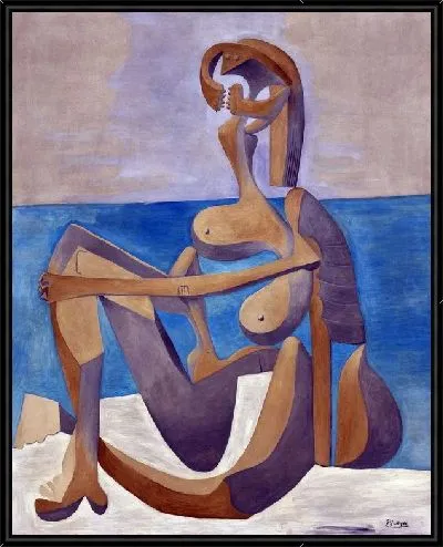 Картина Сидящая купальщица (Seated Bather)