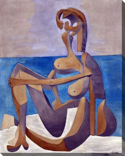 Постер Сидящая купальщица (Seated Bather)