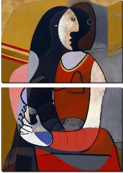 Модульная картина Сидящая женщина (Seated Woman)