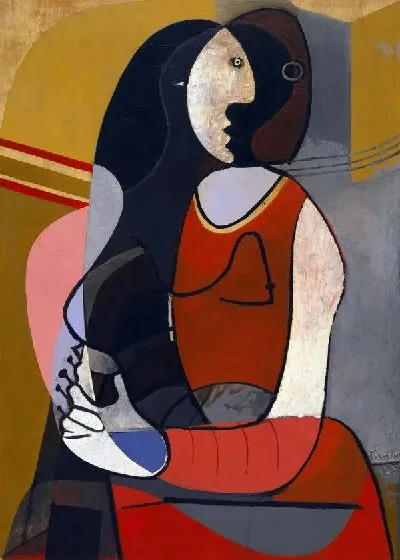 Плакат Сидящая женщина (Seated Woman)