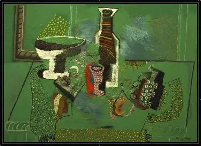 Картина Зеленый натюрморт (Green Still Life)