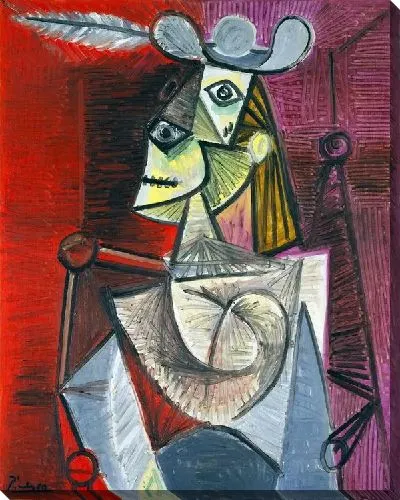 Картина маслом Женщина в кресле (Woman in an Armchair)