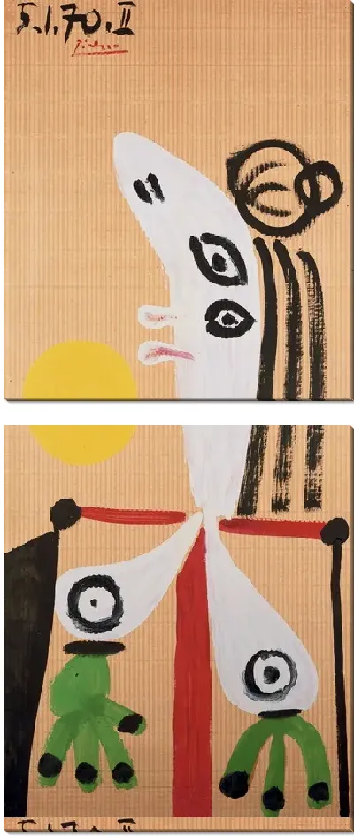 Модульная картина Бюст  женщины 2  (Bust of woman)