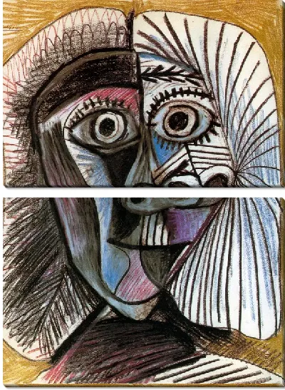 Модульная картина Голова женщины (Head of a Woman)