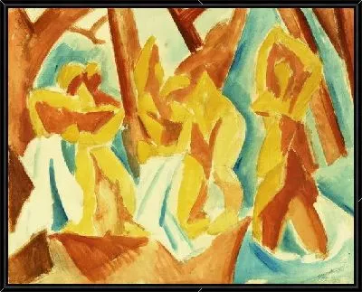 Картина Купальщицы в лесу (Bathers in a Forest)