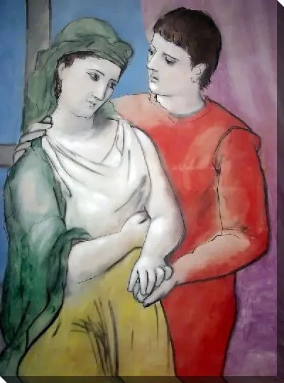 Картина маслом Влюбленные (The Lovers)