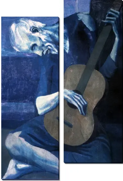 Модульная картина Старый гитарист (The Old Guitarist)