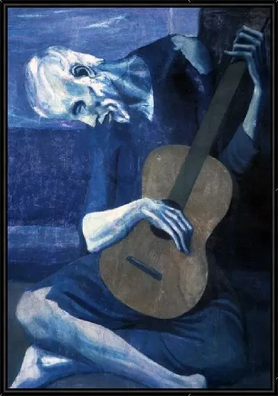 Картина Старый гитарист (The Old Guitarist)