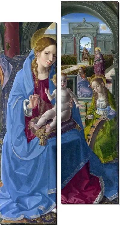 Картина Мадонна с младенцем и святыми (The Virgin and Child with Saints)