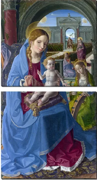 Картина Мадонна с младенцем и святыми (The Virgin and Child with Saints)