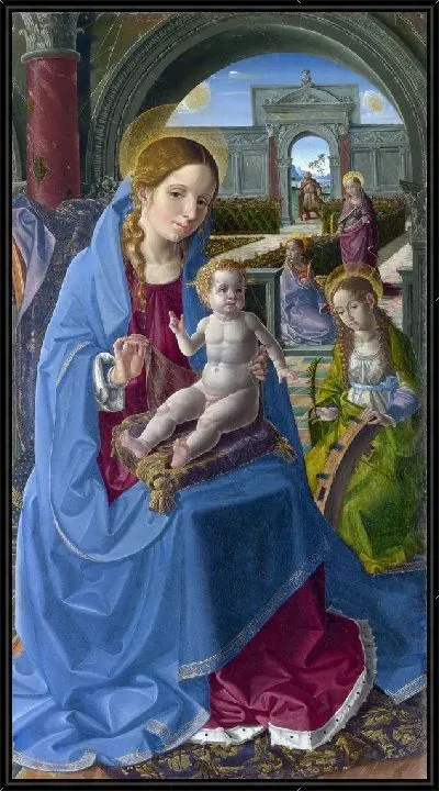 Картина Мадонна с младенцем и святыми (The Virgin and Child with Saints)