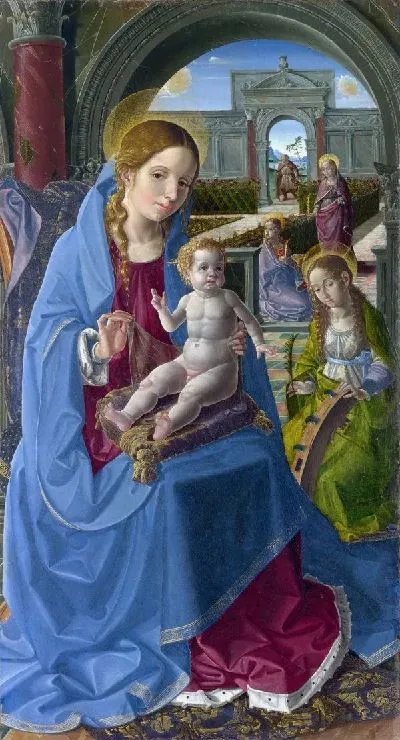 Картина Мадонна с младенцем и святыми (The Virgin and Child with Saints)