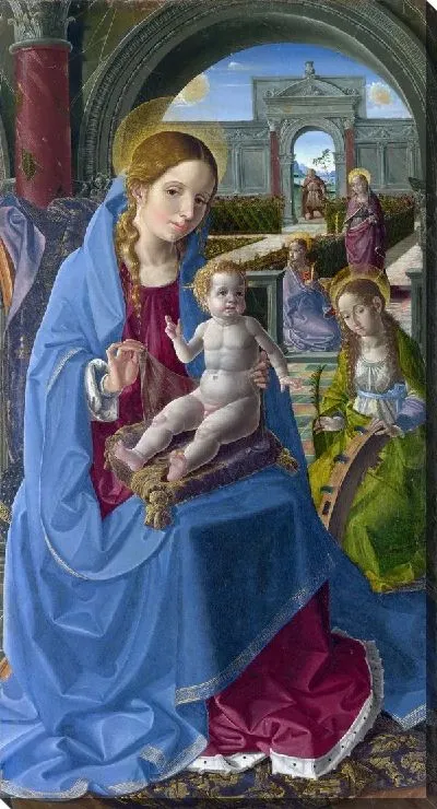 Картина Мадонна с младенцем и святыми (The Virgin and Child with Saints)