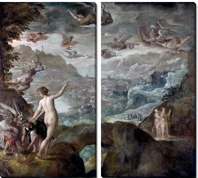 Картина Пейзаж с изгнанием Гарпий (Landscape with the Expulsion of the Harpies)