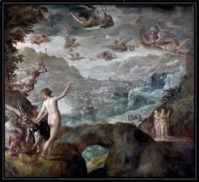 Картина Пейзаж с изгнанием Гарпий (Landscape with the Expulsion of the Harpies)