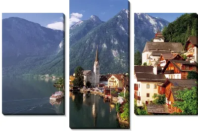 Деревня у озера