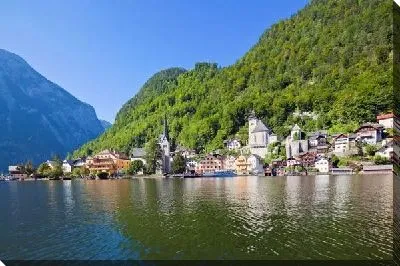 Постер Деревня у озера №2