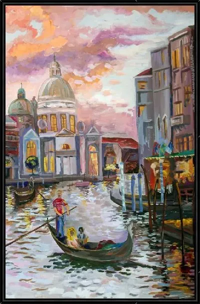 Картина Венеция в акварели