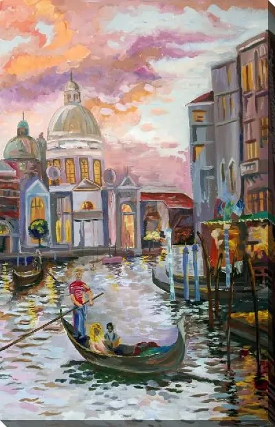 Постер Венеция в акварели