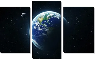 Модульная картина Земля №2