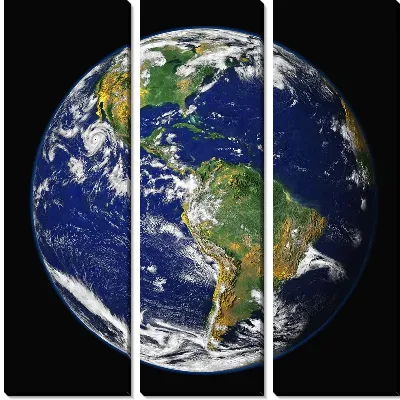 Модульная картина Земля №5