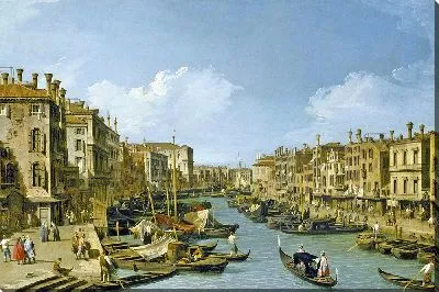 Картина Большой канал у моста Риальто в Венеции