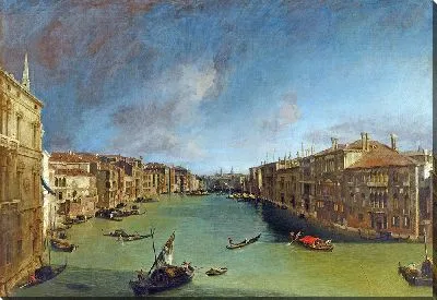 Картина Большой канал от Палаццо Бальби к Риальто