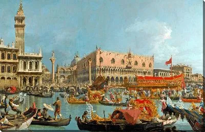 Картина Возвращение Буцинторо в Моло в день Вознесения после церемонии бракосочетания на Адриатике