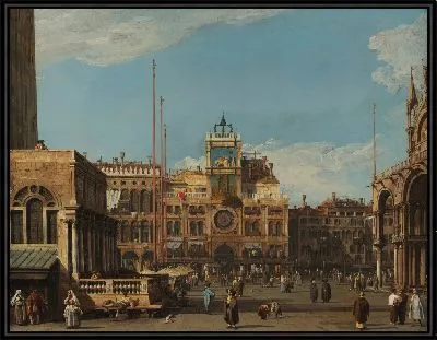 Башня с часами на площади Сан-Марко