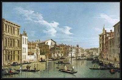 Картина Большой канал от Палаццо Флангини до Палаццо Бембо