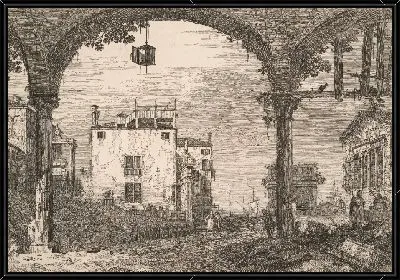 Картина Портик с фонарем