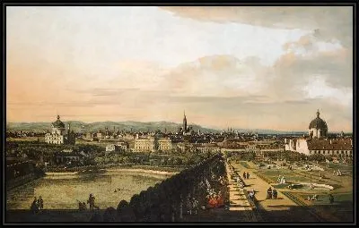 Вена, вид с дворца Бельведер