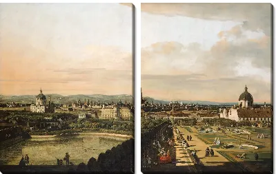 Вена, вид с дворца Бельведер