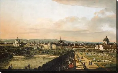 Вена, вид с дворца Бельведер